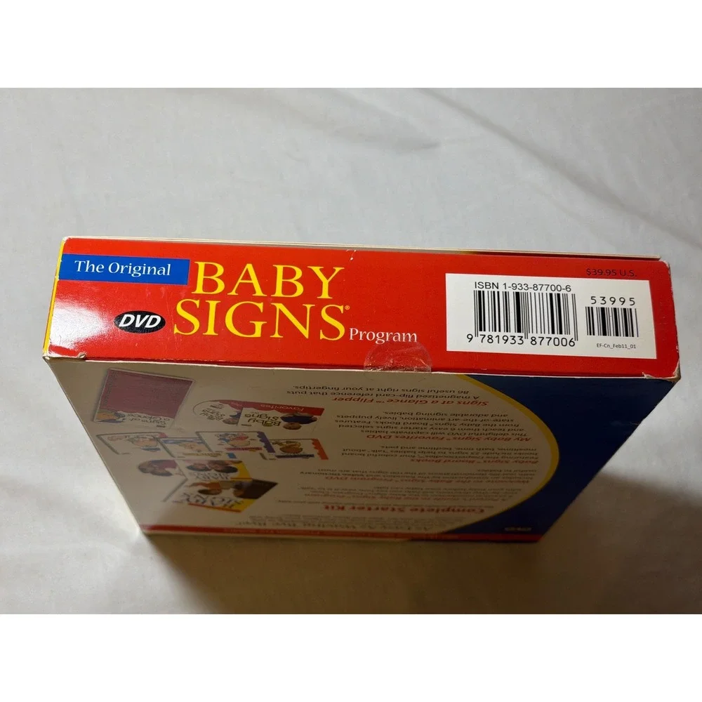 Baby Signs Program Complete Starter Kit DVD Board Books Sign Language for Babies